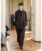 画像をギャラリービューアに読み込む, ssstein(シュタイン)のEASY WIDE TROUSERS (2/60 WOOL GABARDINE) - MILITARY KHAKIの公式通販サイトsession福岡セレクトショップ
