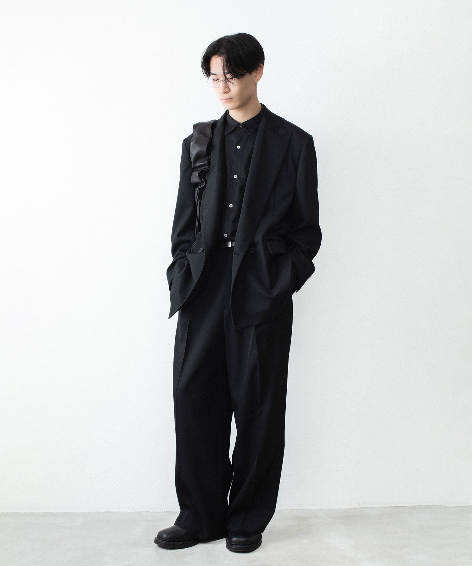 ssstein / シュタイン】DOUBLE BREASTED BLAZER - BLACK | 公式通販