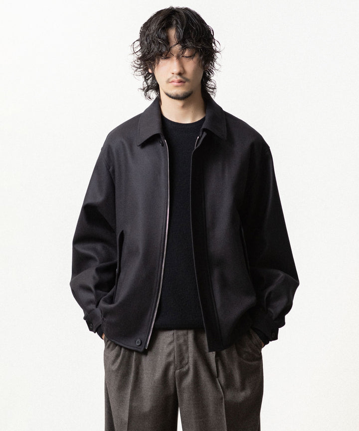 ssstein(シュタイン)のWOOL MELTON HARRINGTON JACKET - DARK CHARCOALの公式通販サイトsession福岡セレクトショップ