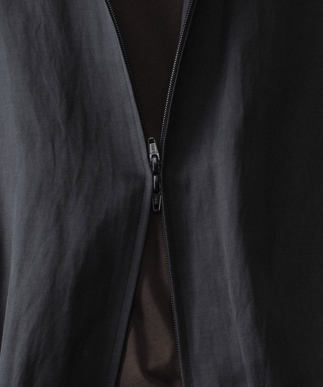 ssstein(シュタイン)のVIS/LI BRIGHT TWILL SHIRRED LIGHT ZIP JACKET - DARK CHARCOALの公式通販サイトsession福岡セレクトショップ