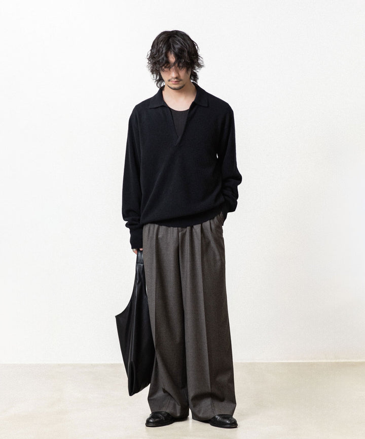 ssstein(シュタイン)のEXTRA FINE WOOL KNIT SKIPPER - BLACKの公式通販サイトsession福岡セレクトショップ