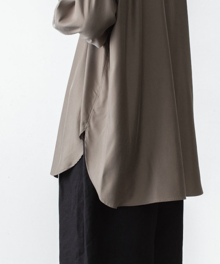 ssstein(シュタイン)のCUPRO TWILL OVERSIZED LS SHIRT - TAUPEの公式通販サイトsession福岡セレクトショップ