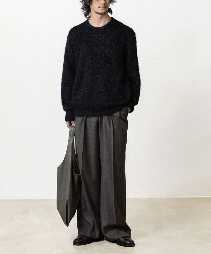 ssstein(シュタイン)の KID MOHAIR KNIT CREW NECK LS - BLACKの公式通販サイトsession福岡セレクトショップ