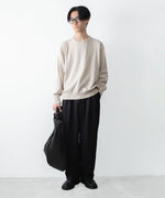 画像をギャラリービューアに読み込む, ssstein(シュタイン)のORGANIC COTTON KNIT CREW NECK LS - IVORYの公式通販サイトsession福岡セレクトショップ
