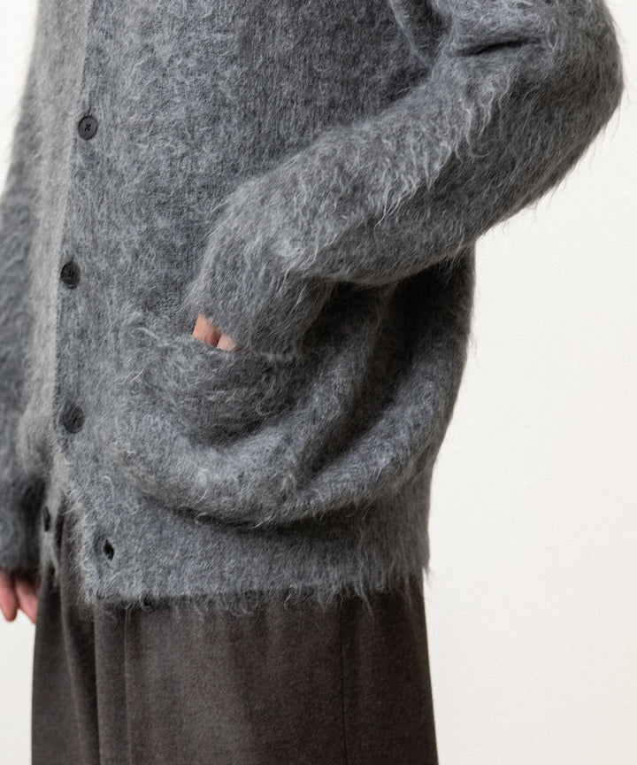 ssstein(シュタイン)の KID MOHAIR KNIT V NECK CARDIGAN - GREYの公式通販サイトsession福岡セレクトショップ