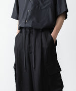 画像をギャラリービューアに読み込む, ssstein(シュタイン)のVIS/LI BRIGHT TWILL CARGO SHORT TROUSERS - BLACKの公式通販サイトsession福岡セレクトショップ
