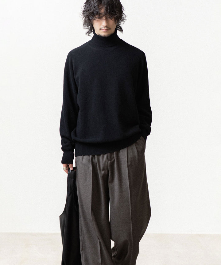 ssstein(シュタイン)のEXTRA FINE WOOL KNIT TURTLE NECK LS - BLACKの公式通販サイトsession福岡セレクトショップ