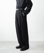 画像をギャラリービューアに読み込む, ssstein(シュタイン)のVIS/LI/RA TWILL EASY LONG WIDE TROUSERS - BLACKの公式通販サイトsession福岡セレクトショップ
