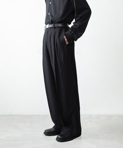 ssstein / シュタイン】VIS/LI/RA TWILL EASY LONG WIDE TROUSERS