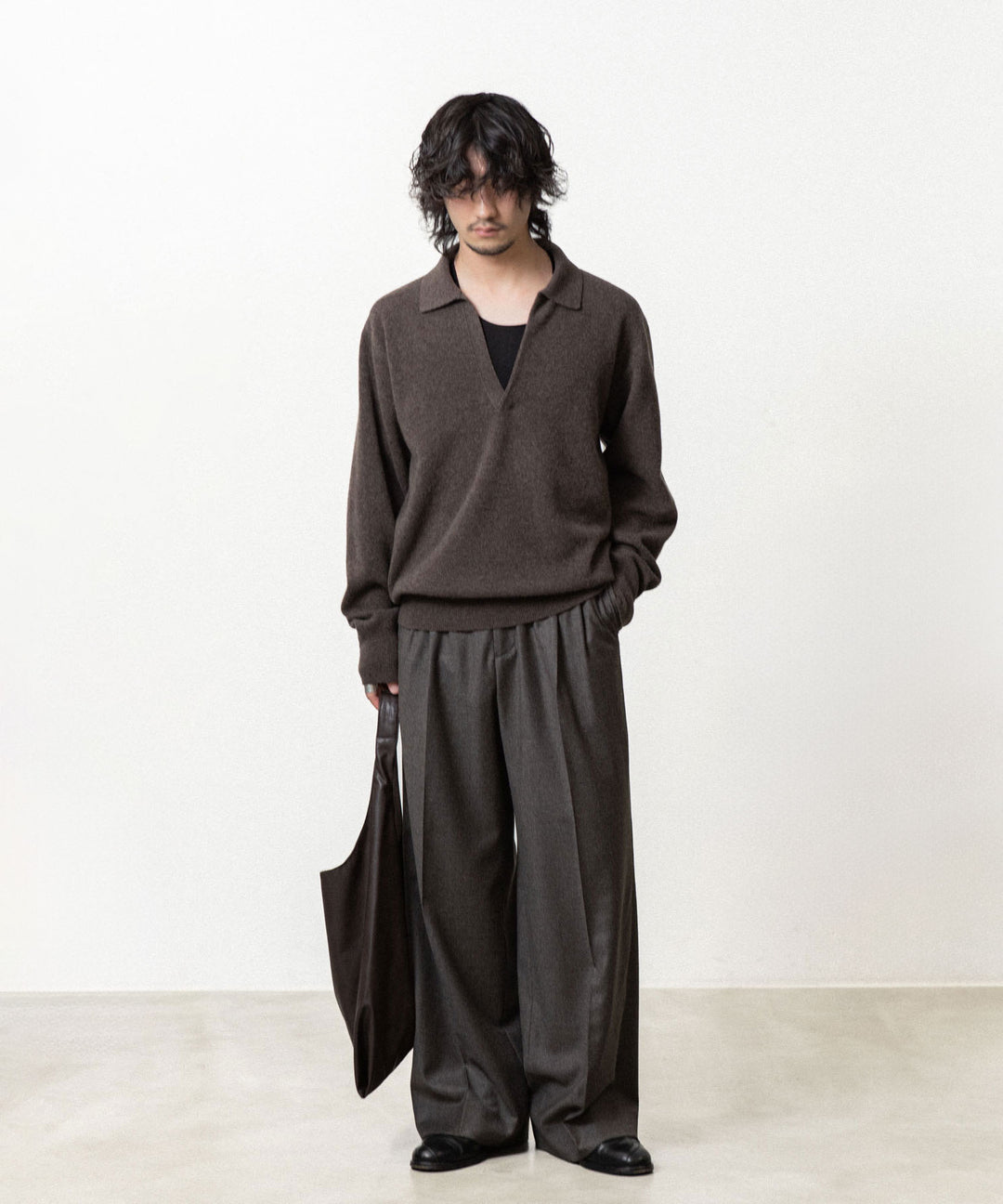 ssstein(シュタイン)のEXTRA FINE WOOL KNIT SKIPPER - MOCHAの公式通販サイトsession福岡セレクトショップ