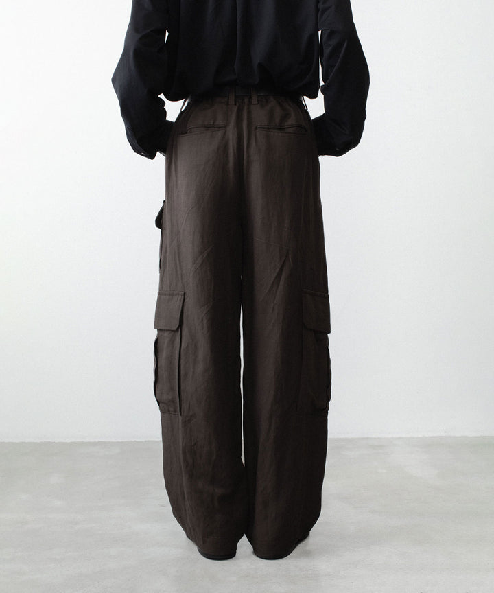 ssstein(シュタイン)のVIS/LI/RA TWILL CARGO TROUSERS - KHAKI BROWNの公式通販サイトsession福岡セレクトショップ