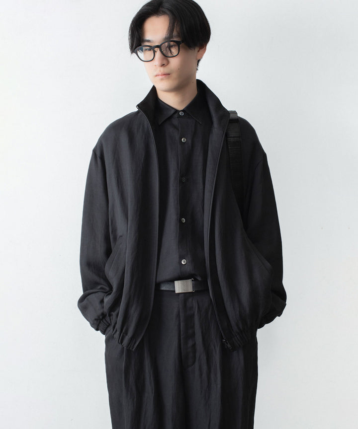 ssstein(シュタイン)のVIS/LI BRIGHT TWILL OVERSIZED LS SHIRT - DARK CHARCOALの公式通販サイトsession福岡セレクトショップ