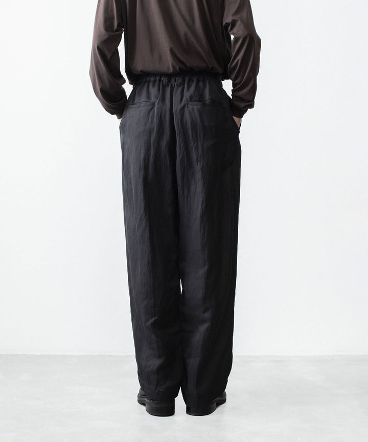 ssstein(シュタイン)のVIS/LI BRIGHT TWILL WIDE EASY TROUSERS - DARK CHARCOALの公式通販サイトsession福岡セレクトショップ