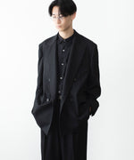 画像をギャラリービューアに読み込む, ssstein(シュタイン)のDOUBLE BREASTED BLAZER - BLACKの公式通販サイトsession福岡セレクトショップ
