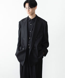 ssstein / シュタイン】DOUBLE BREASTED BLAZER - BLACK | 公式通販