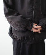 画像をギャラリービューアに読み込む, ssstein(シュタイン)のCUPRO FIBRIL VINTAGE ZIP JACKET - BLACKの公式通販サイトsession福岡セレクトショップ
