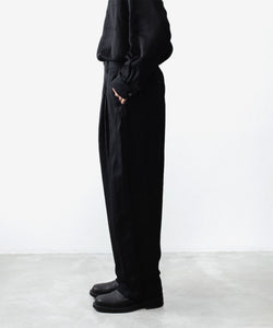 ssstein / シュタイン】VIS/LI BRIGHT TWILL WIDE EASY TROUSERS