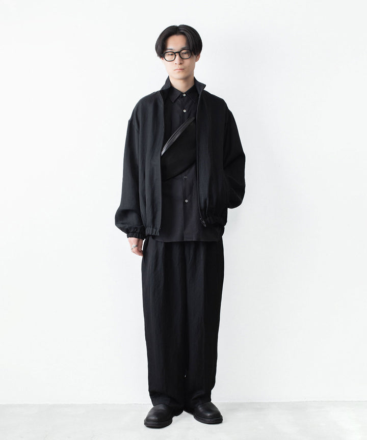ssstein(シュタイン)のCOTTON SILK OVERSIZED SS SHIRT - BLACKの公式通販サイトsession福岡セレクトショップ