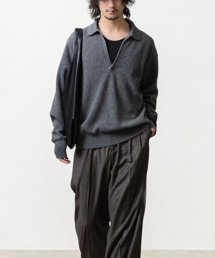ssstein(シュタイン)のEXTRA FINE WOOL KNIT SKIPPER - GREY公式通販サイトsession福岡セレクトショップ