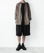 画像をギャラリービューアに読み込む, ssstein(シュタイン)のCUPRO TWILL OVERSIZED LS SHIRT - TAUPEの公式通販サイトsession福岡セレクトショップ
