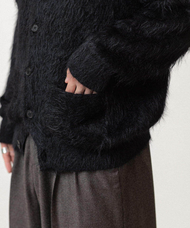ssstein(シュタイン)の KID MOHAIR KNIT V NECK CARDIGAN - BLACKの公式通販サイトsession福岡セレクトショップ