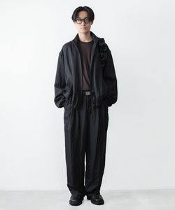 ssstein / シュタイン】VIS/LI BRIGHT TWILL SHIRRED LIGHT ZIP JACKET