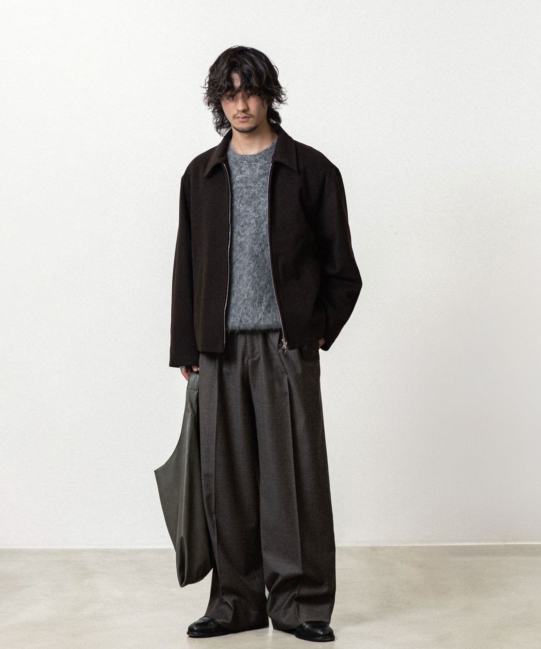 ssstein(シュタイン)の KID MOHAIR KNIT CREW NECK LS - GREYの公式通販サイトsession福岡セレクトショップ