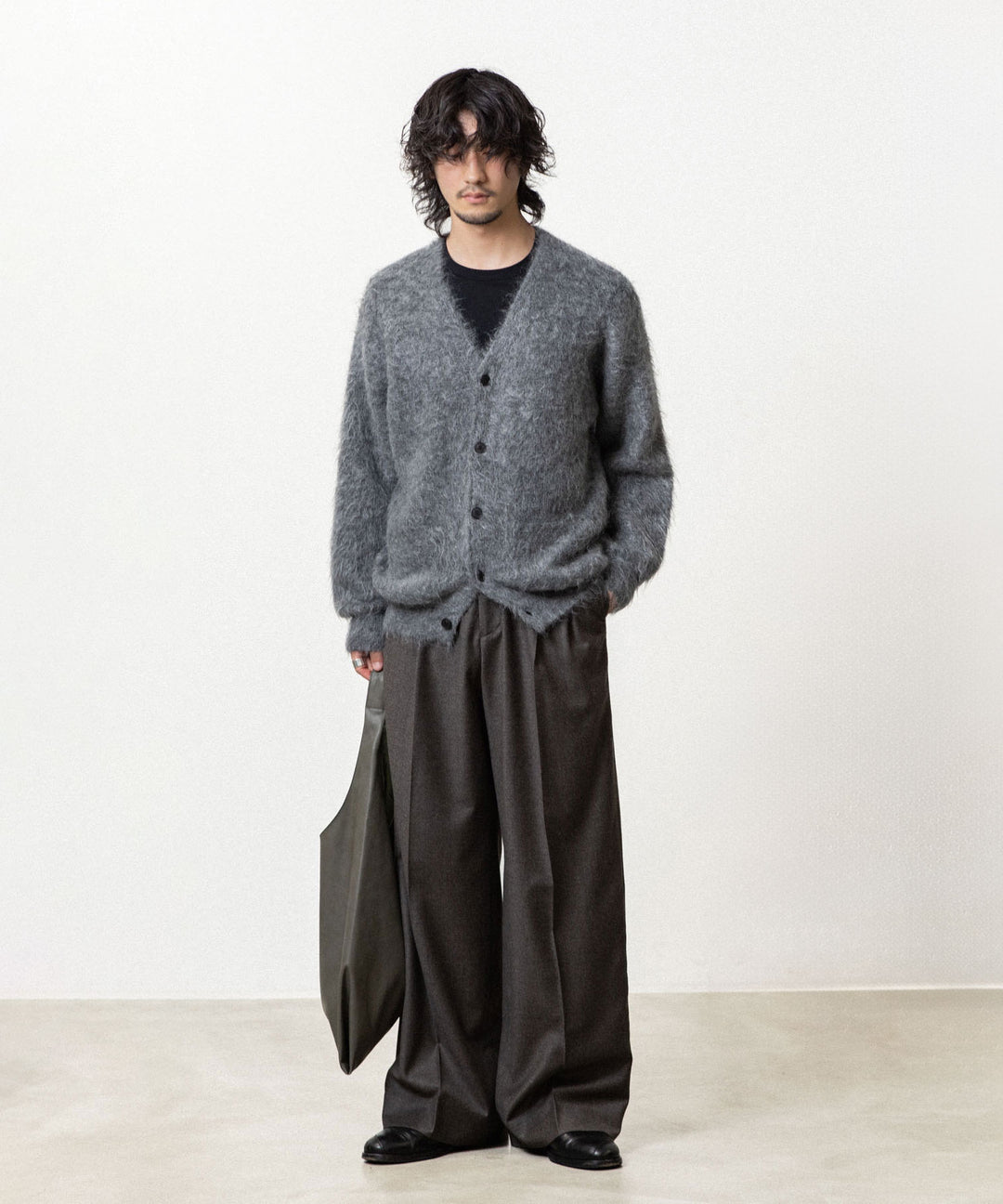 ssstein(シュタイン)の KID MOHAIR KNIT V NECK CARDIGAN - GREYの公式通販サイトsession福岡セレクトショップ