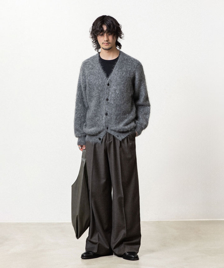 ssstein(シュタイン)の KID MOHAIR KNIT V NECK CARDIGAN - GREYの公式通販サイトsession福岡セレクトショップ