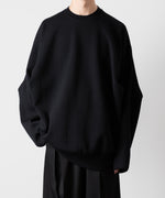 画像をギャラリービューアに読み込む, ssstein(シュタイン)のOVERSIZED DOUBLE KNIT REVERSIBLE LS - BLACK×BLACKの公式通販サイトsession福岡セレクトショップ
