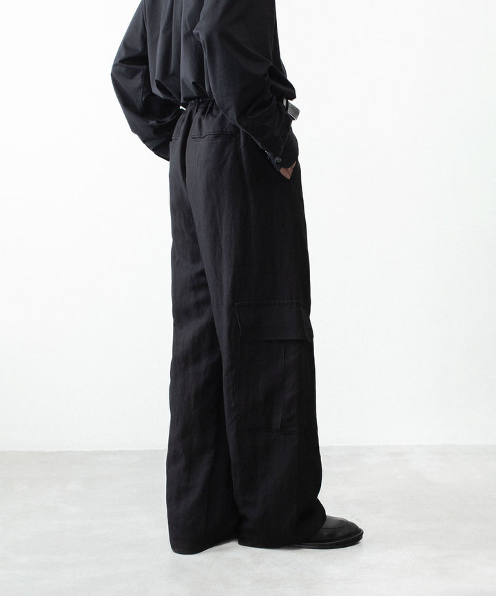 ssstein(シュタイン)のVIS/LI/RA TWILL CARGO TROUSERS - BLACKの公式通販サイトsession福岡セレクトショップ