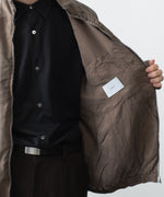 画像をギャラリービューアに読み込む, ssstein(シュタイン)のCUPRO FIBRIL VINTAGE ZIP JACKET - KHAKIの公式通販サイトsession福岡セレクトショップ
