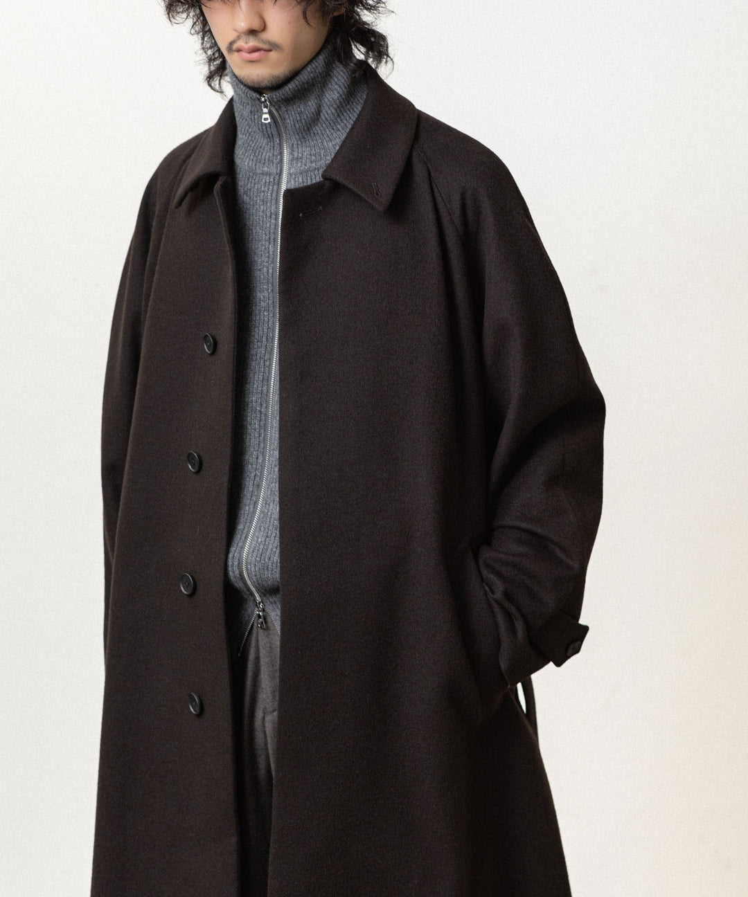 ssstein(シュタイン)のEXTRA FINE WOOL KNIT DRIVERS - GREYの公式通販サイトsession福岡セレクトショップ