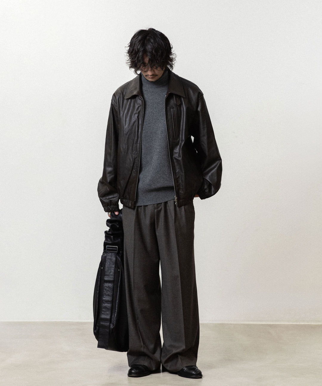 ssstein(シュタイン)のEXTRA FINE WOOL KNIT TURTLE NECK LS - GREYの公式通販サイトsession福岡セレクトショップ