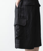 画像をギャラリービューアに読み込む, ssstein(シュタイン)のVIS/LI BRIGHT TWILL CARGO SHORT TROUSERS - BLACKの公式通販サイトsession福岡セレクトショップ
