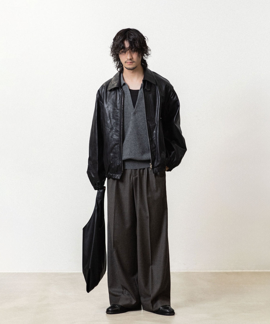 ssstein(シュタイン)のCALF ZIP SHORT JACKET - BLACKの公式通販サイトsession福岡セレクトショップ