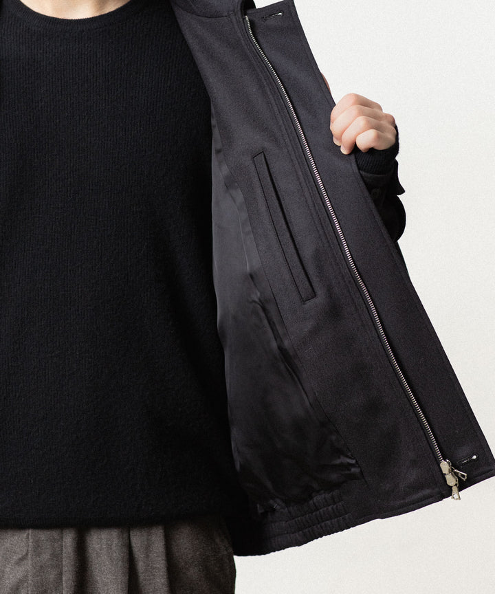 ssstein(シュタイン)のWOOL MELTON HARRINGTON JACKET - DARK CHARCOALの公式通販サイトsession福岡セレクトショップ