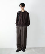 画像をギャラリービューアに読み込む, ssstein(シュタイン)のVIS/LI/RA TWILL EASY LONG WIDE TROUSERS - KHAKI BROWNの公式通販サイトsession福岡セレクトショップ
