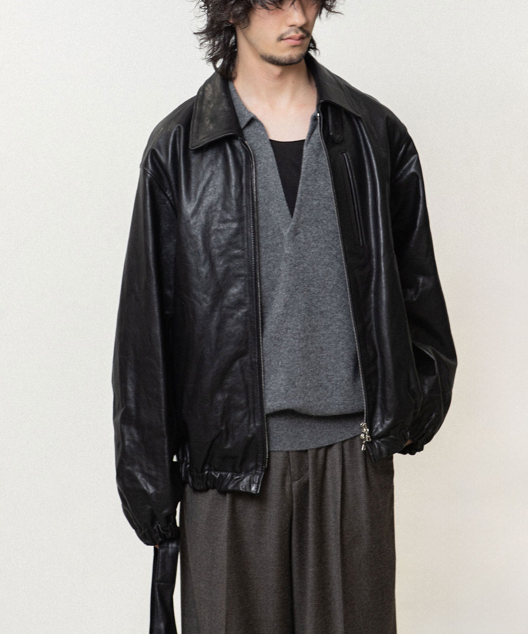 ssstein(シュタイン)のEXTRA FINE WOOL KNIT SKIPPER - GREY公式通販サイトsession福岡セレクトショップ