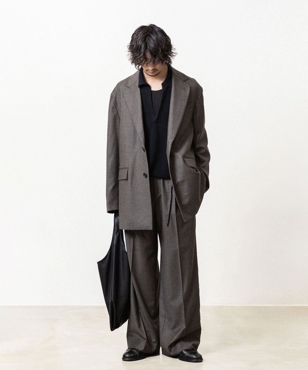 ssstein(シュタイン)のEXTRA FINE WOOL KNIT SKIPPER - BLACKの公式通販サイトsession福岡セレクトショップ