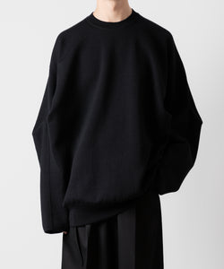 ssstein(シュタイン)のOVERSIZED DOUBLE KNIT REVERSIBLE LS - BLACK×BLACKの公式通販サイトsession福岡セレクトショップ