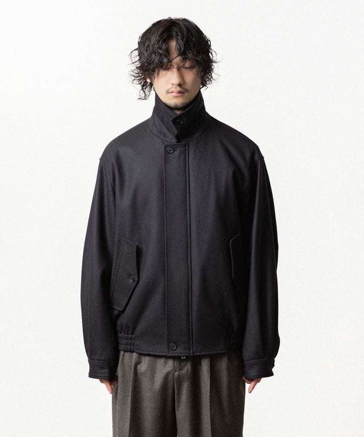 ssstein(シュタイン)のWOOL MELTON HARRINGTON JACKET - DARK CHARCOALの公式通販サイトsession福岡セレクトショップ