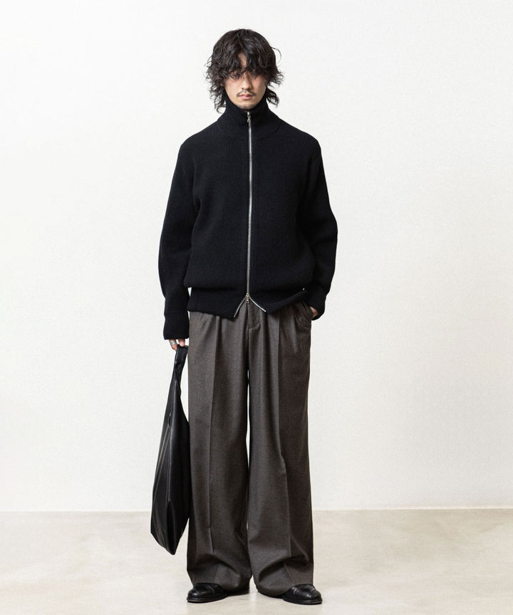 ssstein(シュタイン)のEXTRA FINE WOOL KNIT DRIVERS - BLACKの公式通販サイトsession福岡セレクトショップ