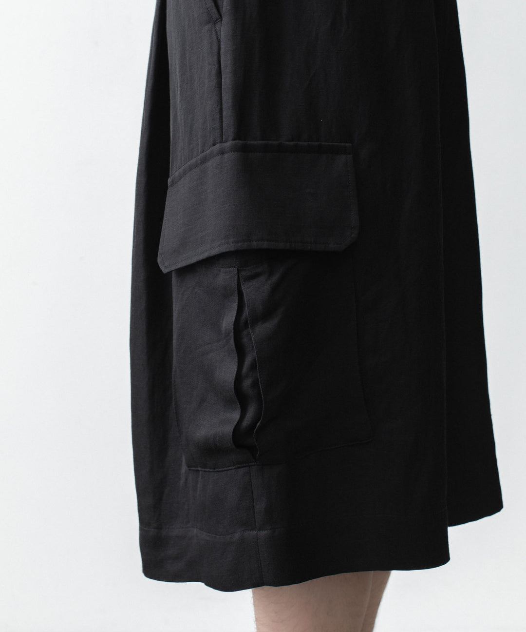 ssstein(シュタイン)のVIS/LI BRIGHT TWILL CARGO SHORT TROUSERS - BLACKの公式通販サイトsession福岡セレクトショップ