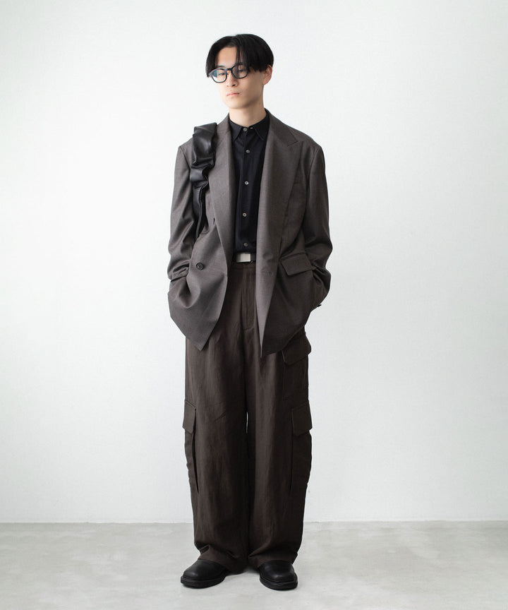 ssstein(シュタイン)のVIS/LI/RA TWILL CARGO TROUSERS - KHAKI BROWNの公式通販サイトsession福岡セレクトショップ