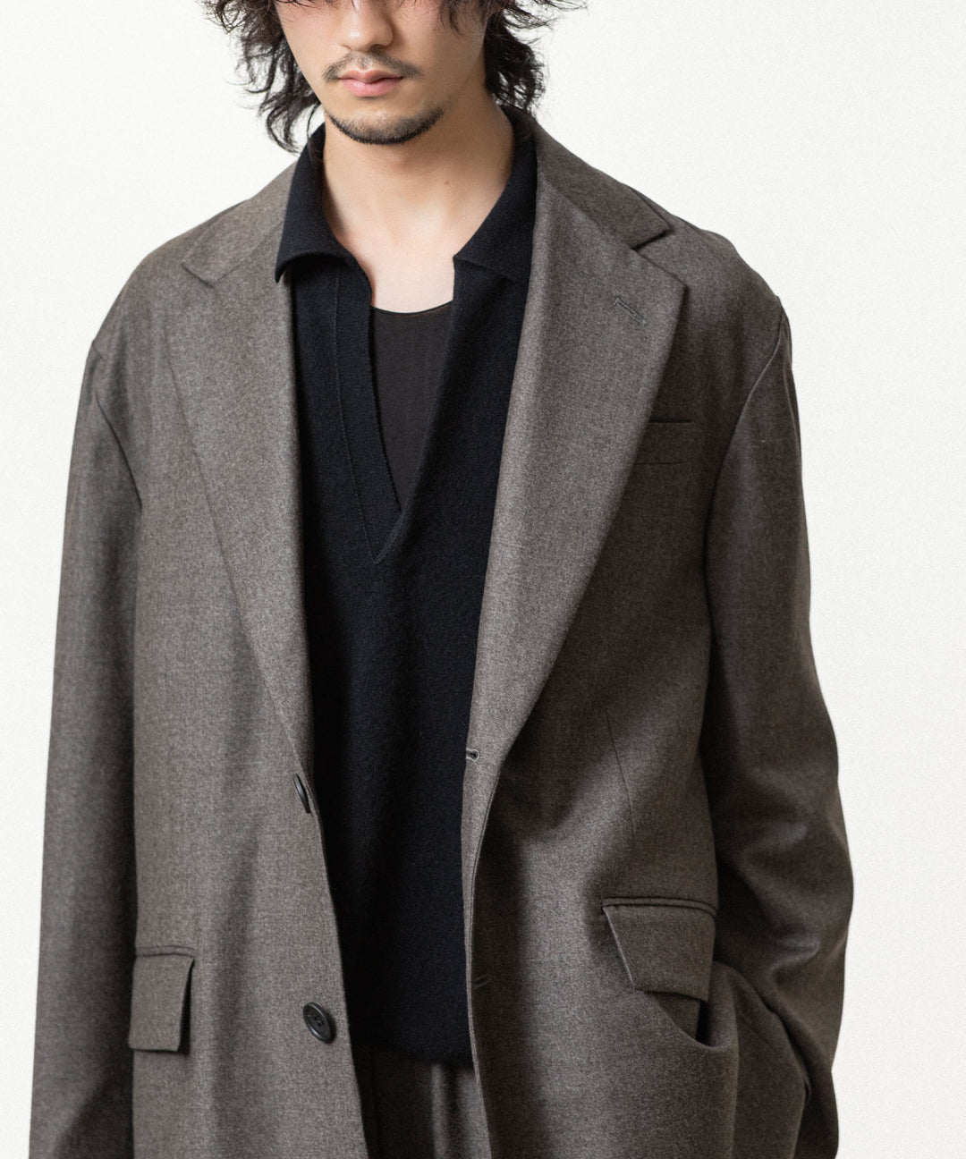 ssstein(シュタイン)のEXTRA FINE WOOL KNIT SKIPPER - BLACKの公式通販サイトsession福岡セレクトショップ