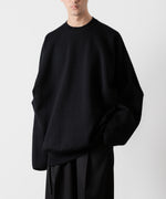 画像をギャラリービューアに読み込む, ssstein(シュタイン)のOVERSIZED DOUBLE KNIT REVERSIBLE LS - BLACK×BLACKの公式通販サイトsession福岡セレクトショップ
