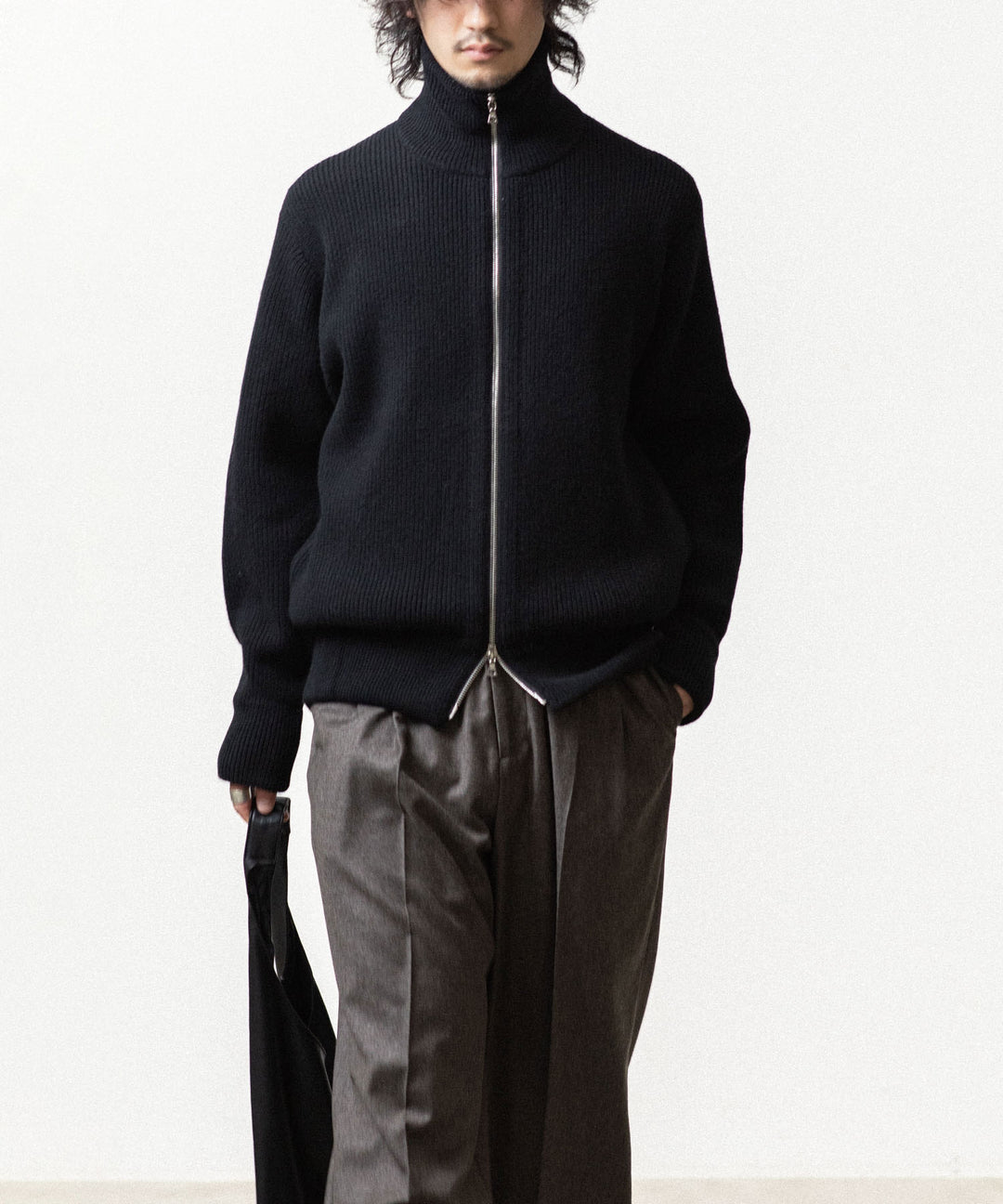 ssstein(シュタイン)のEXTRA FINE WOOL KNIT DRIVERS - BLACKの公式通販サイトsession福岡セレクトショップ
