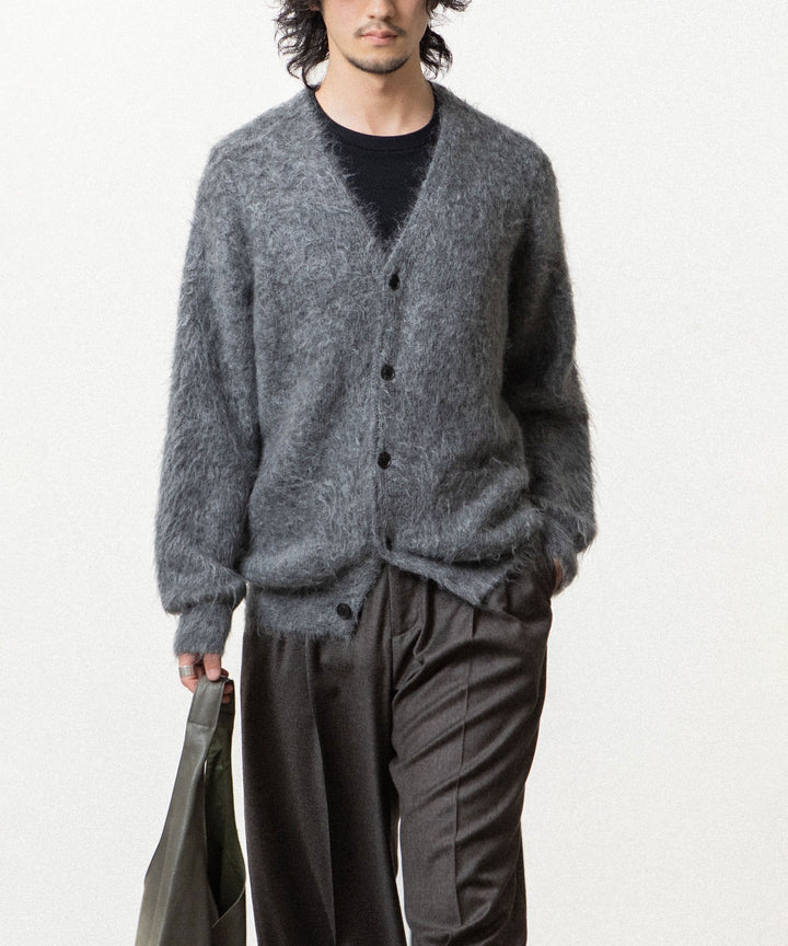 ssstein(シュタイン)の KID MOHAIR KNIT V NECK CARDIGAN - GREYの公式通販サイトsession福岡セレクトショップ