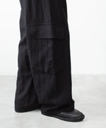 画像をギャラリービューアに読み込む, ssstein(シュタイン)のVIS/LI/RA TWILL CARGO TROUSERS - BLACKの公式通販サイトsession福岡セレクトショップ
